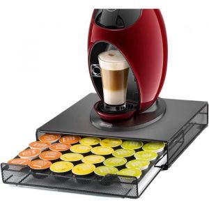 Dolce Gusto Porte Capsules Présentoir Distributeur Tiroir de Rangement Métal Stockage Pour Machine à Café [W37]