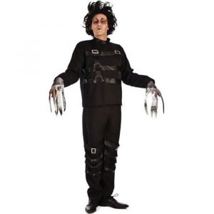 Déguisement Edward aux mains dArgents pour homme - Noir - Halloween/Carnaval