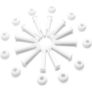 Goupilles et joints pour piscine Intex Metal Frame - Pièces de rechange - Blanc - 6cm - 100g