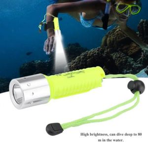 Lampe de poche de plongée sous-marine T6 poche étanche lampe de poche de plongée torche sous-marine pour la plongée sous-marine
