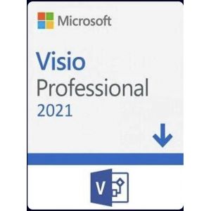 Microsoft Visio 2021 Professionnel Plus - Cl&eacute; dactivation en ligne ( no phone activation)