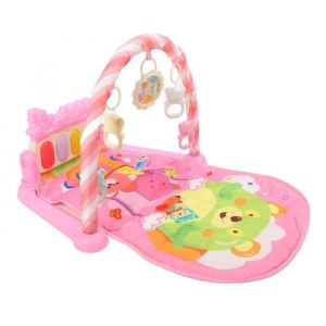 SURENHAP Tapis de piano pour b&eacute;b&eacute; Enfant en bas &acirc;ge b&eacute;b&eacute;s rose dessin anim&eacute; ballon &agrave; Air chaud motif Animal puericulture deveil