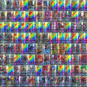 Cartes Pokemon GX et Mega Pokemon - Kengb - Jeu de 100 cartes - Haute qualité et image claire