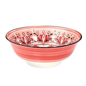 Saladier - Home Deco Factory - Jaipur - Ethnique - Rouge - 21 Cm