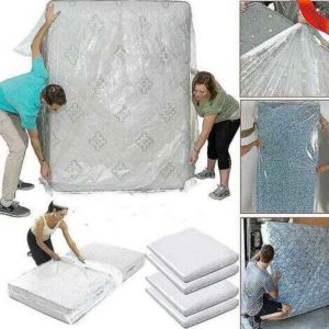 Prot&egrave;ge-matelas imperm&eacute;able housse de protection de matelas sacs de rangement en plastique