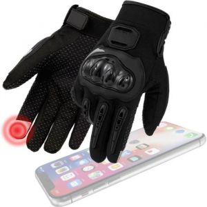 Gant Moto Homologué Homme/Femme-Gants Moto Écran Tactile pour Téléphone Equipement de Protection Scooter/Velo/Trotinette Été & Hiver