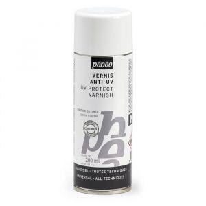 Vernis - PEBEO - Anti-UV - 200ml - Ext&eacute;rieur - Satin&eacute; - Protection Cr&eacute;ations Color&eacute;es