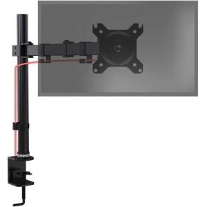 Duronic DM151X3 Support écran PC pour bureau à pince - Hauteur ajustable - Rotatif / Inclinable / Pivotable - Compatibilité