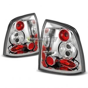 Paire de feux arriere Opel Astra G 97-04 chrome-27336142