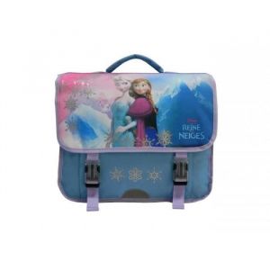 Cartable - La Reine des Neiges - 38x14x33 cm - Bleu - Enfant - Zippée