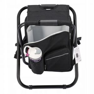 CHAISE DE P&Ecirc;CHE PLIABLE 2 EN 1 AVEC SAC &Agrave; DOS