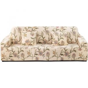 Housse Canape Housse De Canapé DAngle Housse De Canapé Extensible (Fleurs Housse Canape 2 Place: 141-180Cm)[p775]