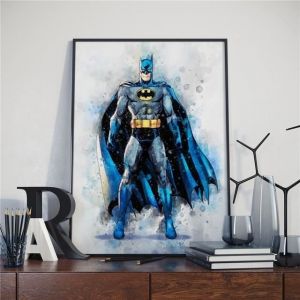Toile D&eacute;corative - Marvel - Batman - 50x70cm - Chambre Enfant - Affiche Murale