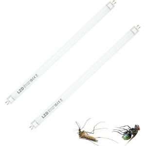 2 Pack T5 F8W G5 Tube De Rechange Pour Tue Mouche Electrique Ampoule Uv 30 Cm Pour 16W Tueur De MoustiqueLampe Tue Mouche