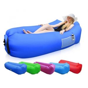 Sundom Hamac Gonflable Sofa Gonflable Lounger Gonflable Portabledair Transat Voyager Camping Vacances Randonnée
