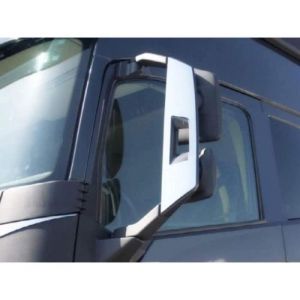 2x Chrome Aile Miroir Acier Inoxydable Pour VolvoFH4 Globetrotter 2013 + Camion