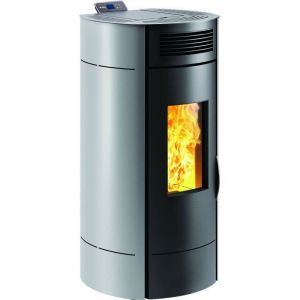 Po&ecirc;le &agrave; granul&eacute;s - INVICTA LODI 10 - Wifi - Acier - Gris