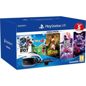 Casque VR - PlayStation - Mega Pack - Blanc - PS4 - Ajustement parfait