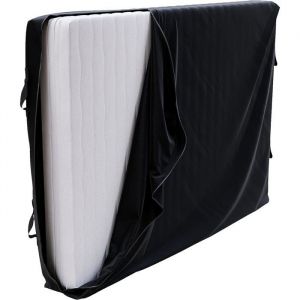 Housse Matelas Demenagement 137*74 cm ( Epaisseur 17cm) - 4 Poign&eacute;es et Zipper - Housse Protection Matelas Imperm&eacute;able Label