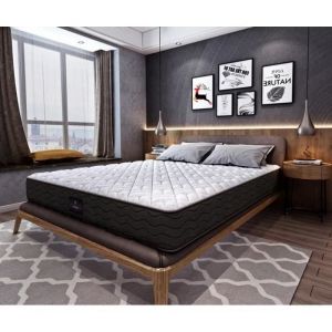 Matelas mémoire de forme TEENO - 140x190 - épaisseur 26cm - 7 zones de confort - mousse mémoire adaptative