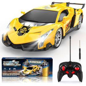Voiture T&eacute;l&eacute;command&eacute;e1:18 Voiture De Course CadeauV&eacute;hicule T&eacute;l&eacute;guid&eacute;e Radiocommand&eacute; Avec Led Lumi&egrave;re Rc Drift Cars Jeux Int&eacute;rieur