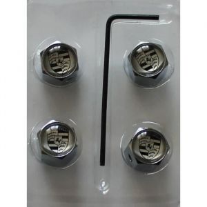 Lot de 4 remplacement Bouchons de valve antivol pour Porsche