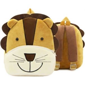 Sac à Dos Cartoon Animal Cartable Sac décole Maternelle Animaux 3D Léger pour Enfant Fille Garçons Bébé 1~4 Ans Lion
