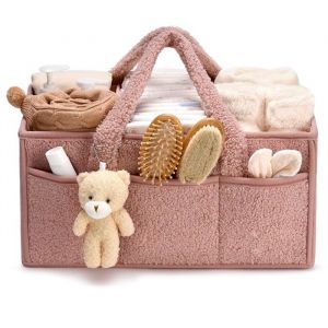 Sac &agrave; langer - Bo&icirc;te de rangement pour couches - Sac de rangement - Bo&icirc;te de rangement pour couches - Rose