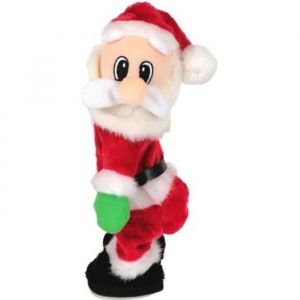 Automate - SILUMEN - Père Noël Twerk - H.36cm - Rouge - Intérieur - Plastique-Résine