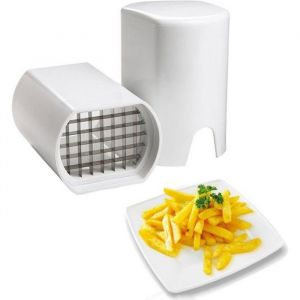 Coupe-FritesCoupe de Pommes de Terre en Acier InoxydablePresse à légumes manuelleavec Grilles de Coupepour découpe FruitsOignon
