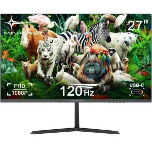 Minifire Moniteur 27 Pouces FHD 120Hz - &Eacute;cran PC Professionnel avec Port USB-C sRGB 114% Anti-Lumi&egrave;re Bleue HDMI (MF27X3AL)