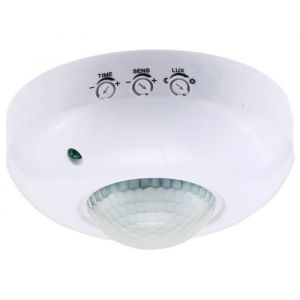 1PC Capteur de présence à Montage au PlafondInterrupteur à détecteur de Mouvement PIR 220-240VInterrupteur de lumière à détecteur