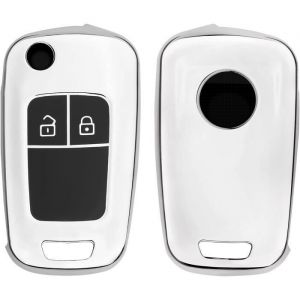 Coque de clé pour Voiturepour Opel Astra Corsa GT Insignia Karl Mokka-X Meriva Vectra Zafira Chevrolet Aveo Cruze Spark Captivac1