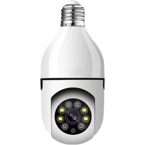 Cam&eacute;ra SurveillanceE27 Cam&eacute;ra Ampoule Wifi Ampoule 360 Degr&eacute;s Cam&eacute;ra Panoramique 1080P Avec Vision NocturneSuivi Automatiq[W2278]