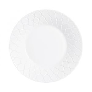 Assiette &agrave; dessert Amario White Luminarc - Lot de 6 - Opale - Blanc - Compatible lave-vaisselle