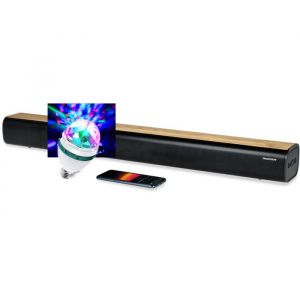 Barre de son Bluetooth COSY THOMSON SB402BT Entrée TV AUDIO Câble Optique Egaliseur Bluetooth 200W Télécommande DIAMS LED
