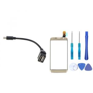 Ecran LCD tactile - Kit de remplacement &eacute;cran tactile - Pour Samsung Galaxy S7 Edge - Verre tremp&eacute;