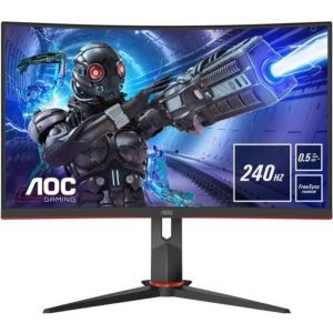 AOC Écran gaming incurvé 27G2ZU 68 cm (27 pouces) (FHD HDMI DisplayPort hub USB FreeSync temps de réponse 05 ms (MPRT) 240