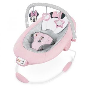 DISNEY BABY Transat  Minnie Rosy Skies avec vibrations et arche de jeux, jusqu'à 6 mois