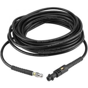 LIUX 15m Tuyau D&eacute;boucheur Flexible Embout pour Nettoyeur Haute Pression Noir D&eacute;bouche