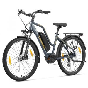 Vélo Électrique Touroll MA2 - Moteur à Entraînement Central 250W -Batterie 13Ah - Pneu 27.5 - Max Range 100km - Shimano 7 Vitesses