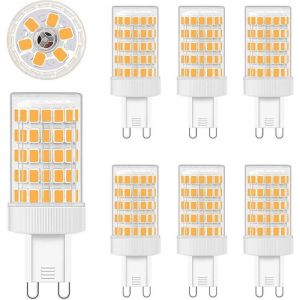 6pcs G9 LED 10W Ampoules LED G9 Blanc Chaud 2700K Equivalence Incandescence 80W Lumi&egrave;re 900LM AC 220V Non Dimmable