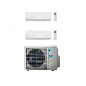 Climatisation Bi split DAIKIN BLUEVOLUTION 2MXM40 + 2 unités intérieures Perfera 1500w R32