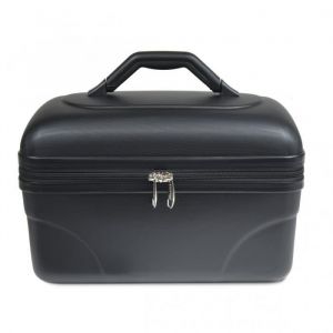 Vanity Rigide KINSTON &ndash; (ABS) - Noir - Grande capacit&eacute; L 345 x H 20 x P 21 cm