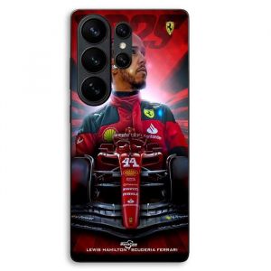 Coque Pour Samsung Galaxy S26 Ultra Lewis Hamilton Ferrari officiel Maniacase