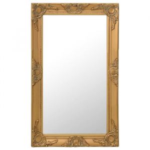 SALE 2026 miroir mural magnifique Ou - Miroir mural style baroque 50x80cm Dor&eacute; PRO174338782