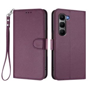 Coque Pour INFINIX HOT 60 4G - INFINIX HOT 60I 4G Housse de téléphone en cuir uni avec cadre 3 cartes - multicolor COQUE TELEPHONE