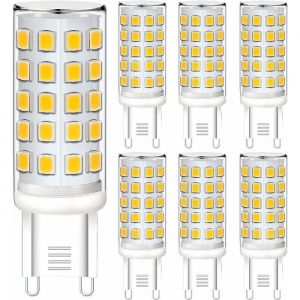 Ampoule LED G9 &agrave; intensit&eacute; variable blanc chaud 5 W 230 V &eacute;quivalent &agrave; un halog&egrave;ne de 40 W 430 lm luminosit&eacute; 2 700 K G9.