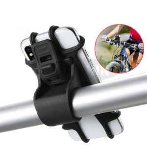 Multifonction Support telephone vélo moto Universel Support Vélo Téléphone Silicone Réglable pour iPhone X/ 8/8 Plus/7/7 Plus Huawe