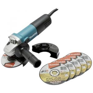 Meuleuse dangle - MAKITA - 9558HNRX1 - 125 mm - 840 W - Professionnelle